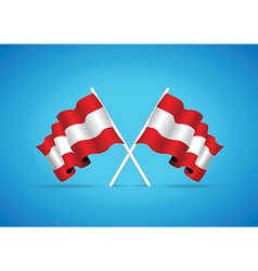 Austria flag Austria flag vector image