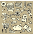 Collection of grunge clip-art vector image