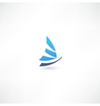 Yacht Icon vector image