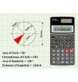 Circle geometry vector image