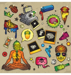 Colorful mix vector image