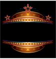 Neon with stars vector image
