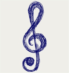 Musical notes vector image
