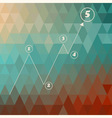 Infographic template vector image
