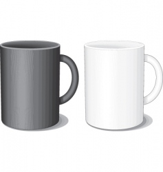 Cups vector image