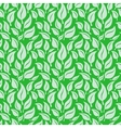 Seamless background with leaves vector image
