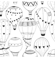 Air baloon pattern vector image