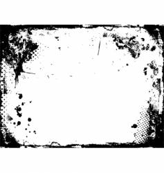 Grunge border vector image