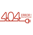 Abstract background 404 connection error vector image