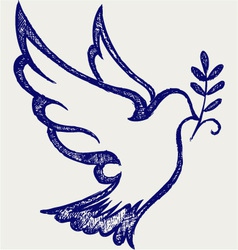 Dove symbol vector image