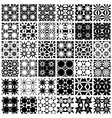 Set of 36 seamless patterns vector image