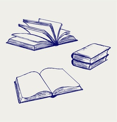 Books vector image