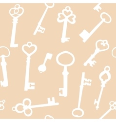 Seamless background with the keys Seamless background with the keys vector image