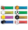 Sport banners vector image
