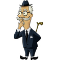Oldman vector image