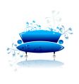 Sofa design vector image