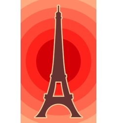 Eiffel tower in Paris Eiffel tower in Paris vector image