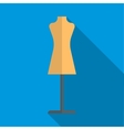 Dressmakers model icon flat style vector image