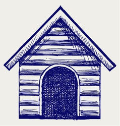 Dog House vector image