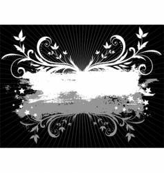 Grunge frame vector image