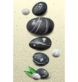 Set of stones vector image