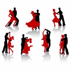 Dancing vector image