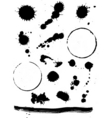 Splats and stains vector image