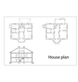 House plans vector image