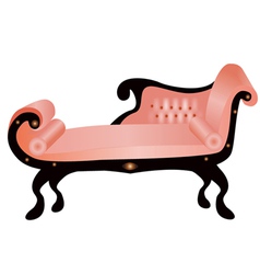 Vintage Couch vector image