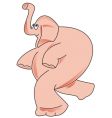 Elephant vector image