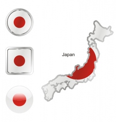 Japan vector image