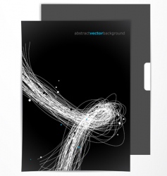 Sheet with lines vector image
