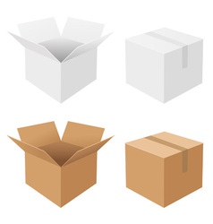 Boxes vector image