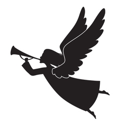 Christmas angel vector image
