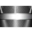 Realistic dark carbon fiber vector image