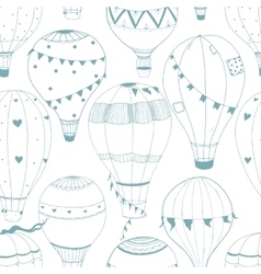 Air baloon pattern vector image