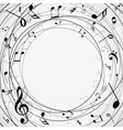 Musical notes background Musical notes background vector image