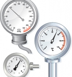 Dial bars vector image