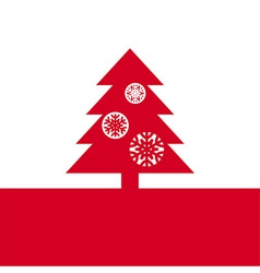 Christmas tree vector image