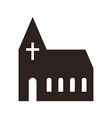 Church icon vector image