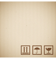 Cardboard texture vector image