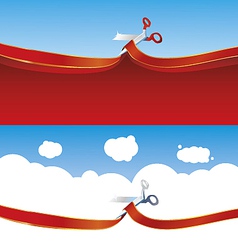 Opening vector image