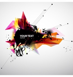 Abstract modern banner vector image