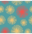 Bright floral seamless pattern with hand drawn vector image
