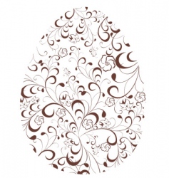 Easter egg vector image