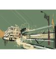 Urban background vector image