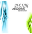 Background blue green sided vector image