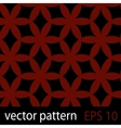 Abstract geometric floral pattern vector image