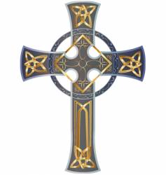 Celtic cross vector image