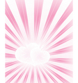 Valentine background vector image